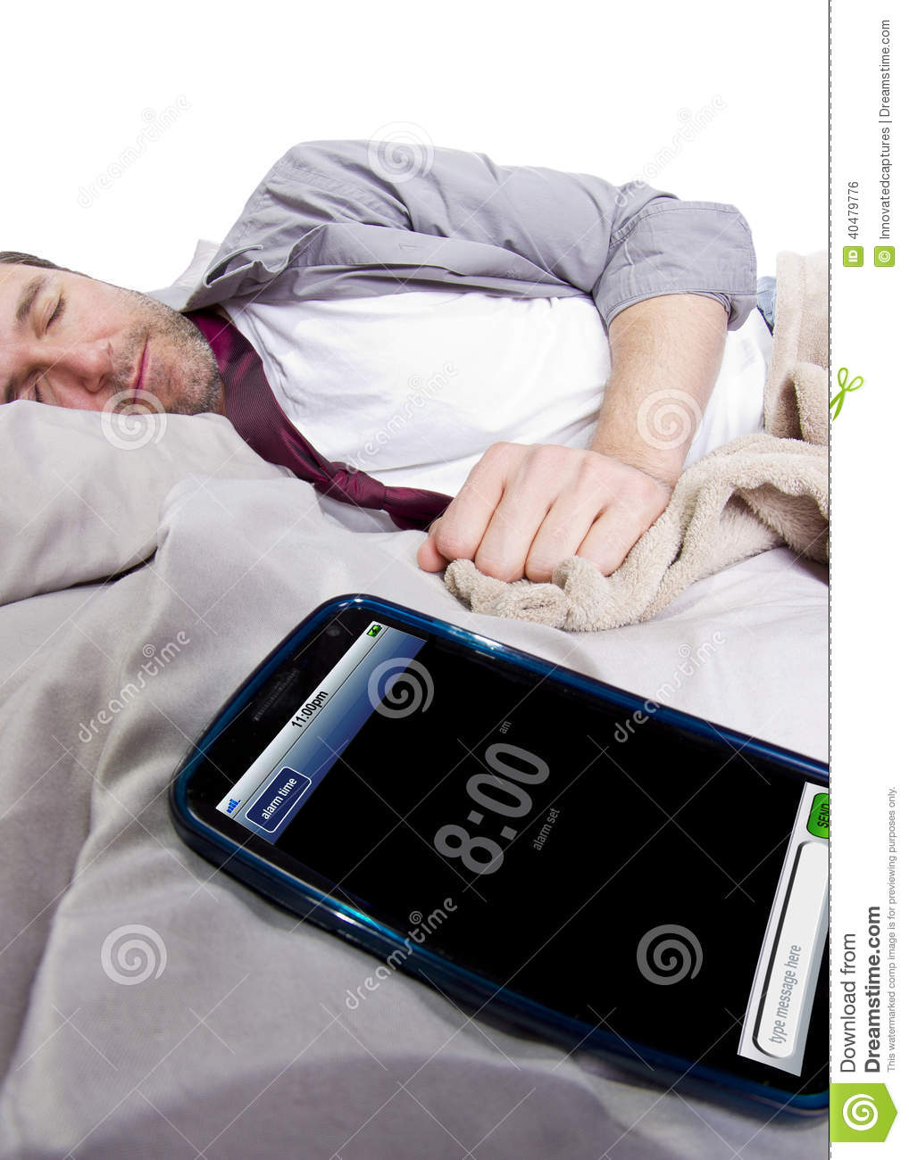 Android phone alarm clock